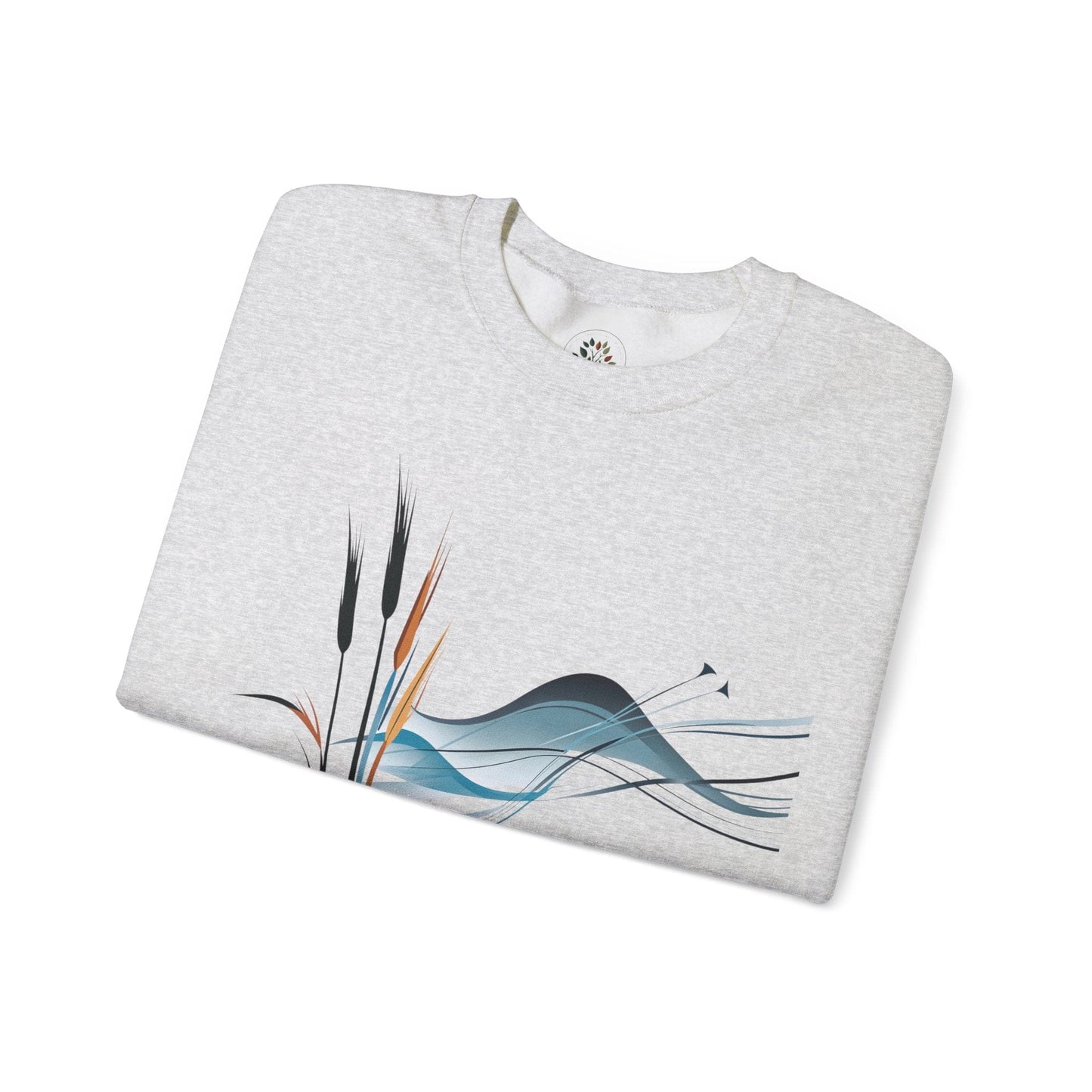 Ash | Exhale Sweatshirt, folded view