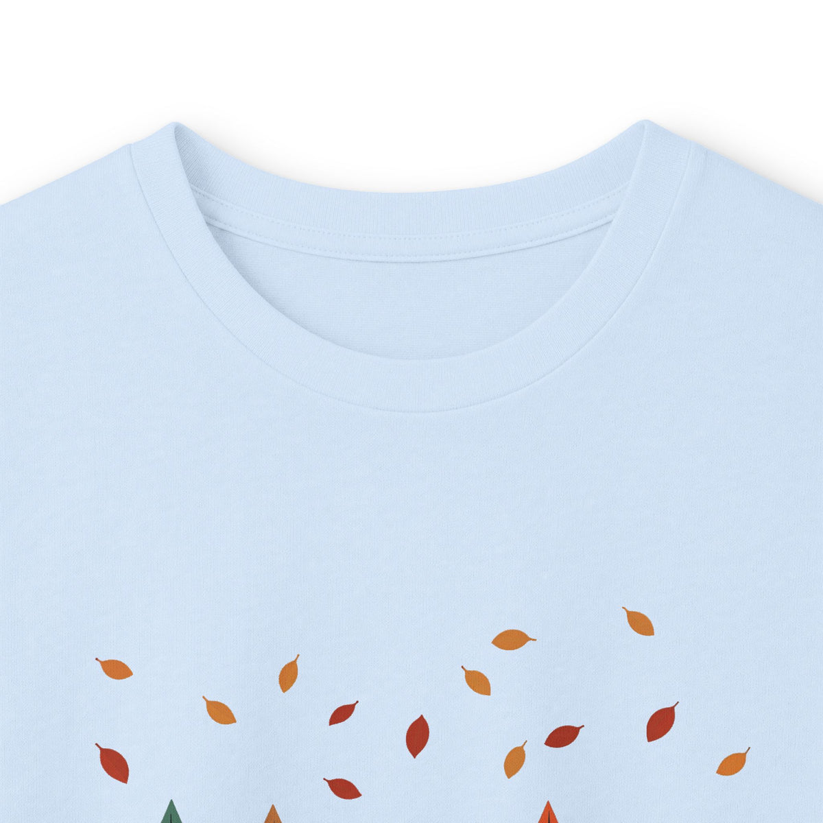 Light Blue | Horizon Fall Long Sleeve Tee, folded view