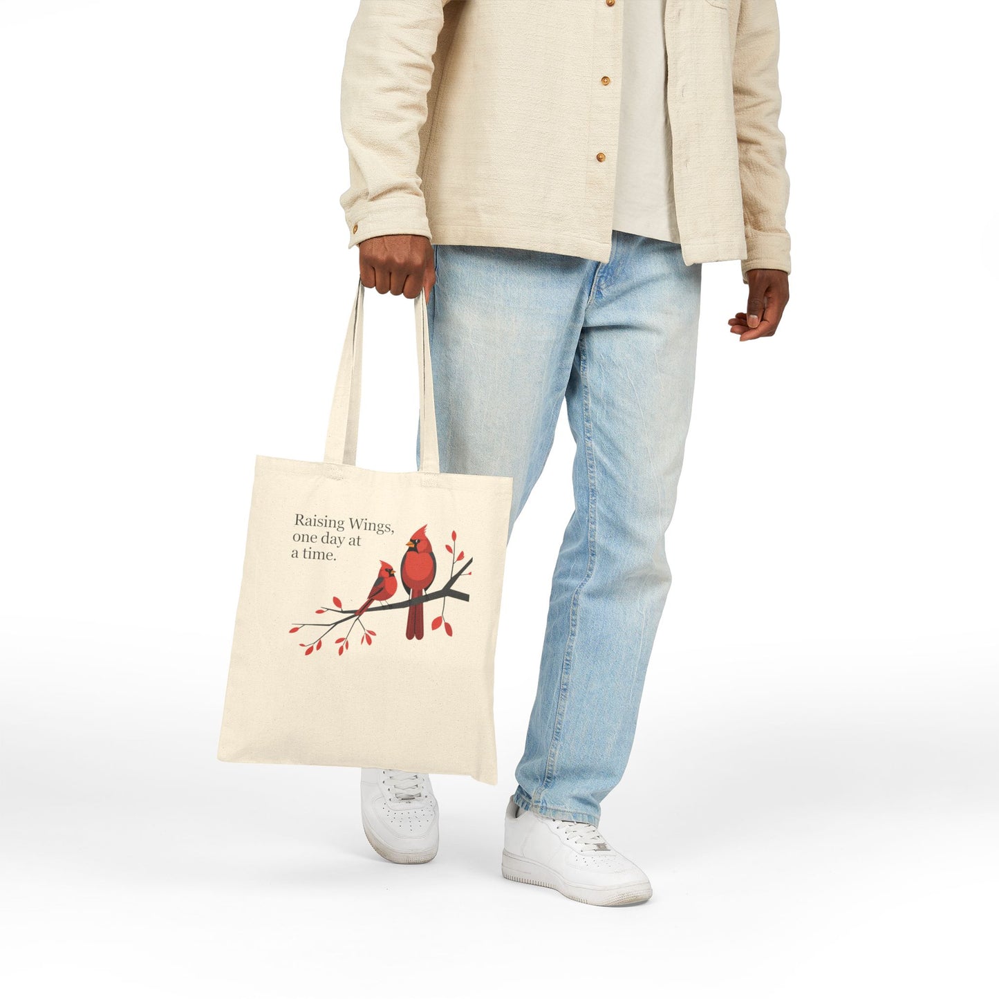 Raising Wings, One day at a time. Tote Bag