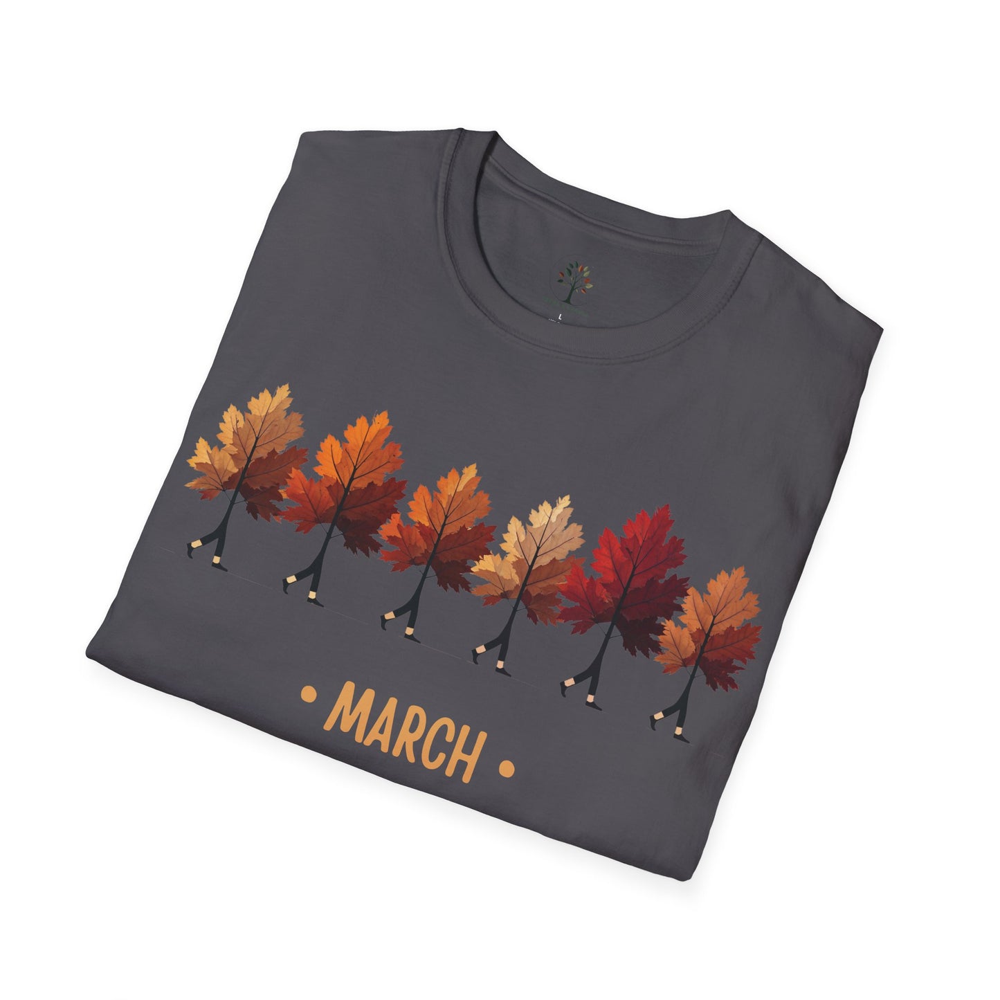 Charcoal | March with the Maples, folded view