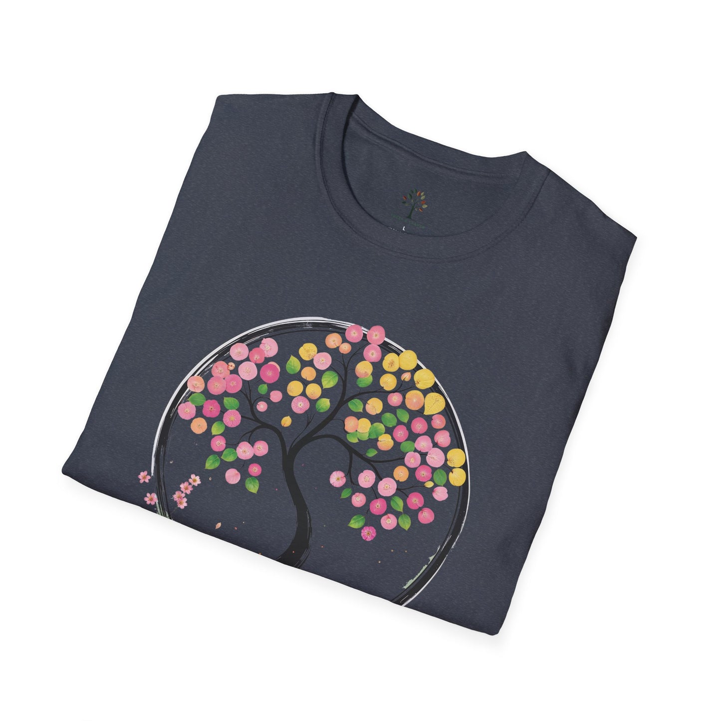 Heather Navy | Joy in Bloom, folded view