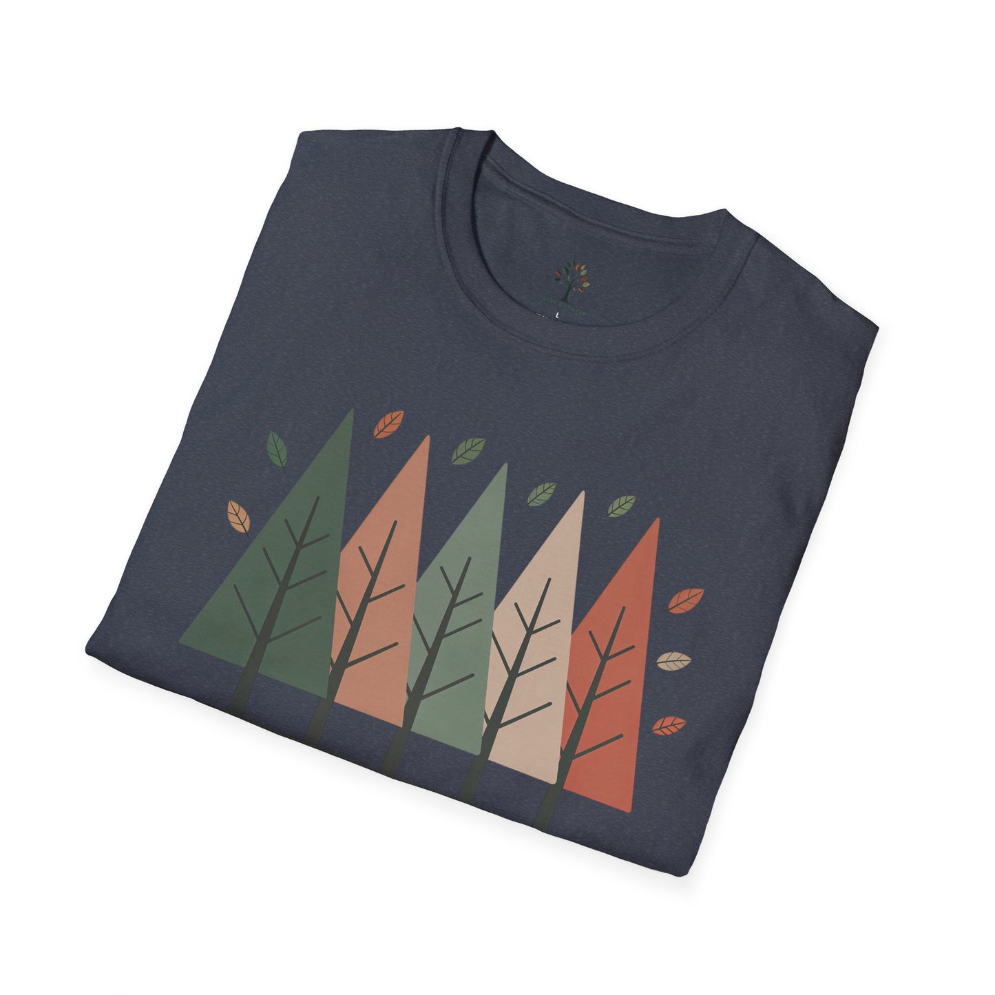 Heather Navy | Harvest Rhythm, folded view