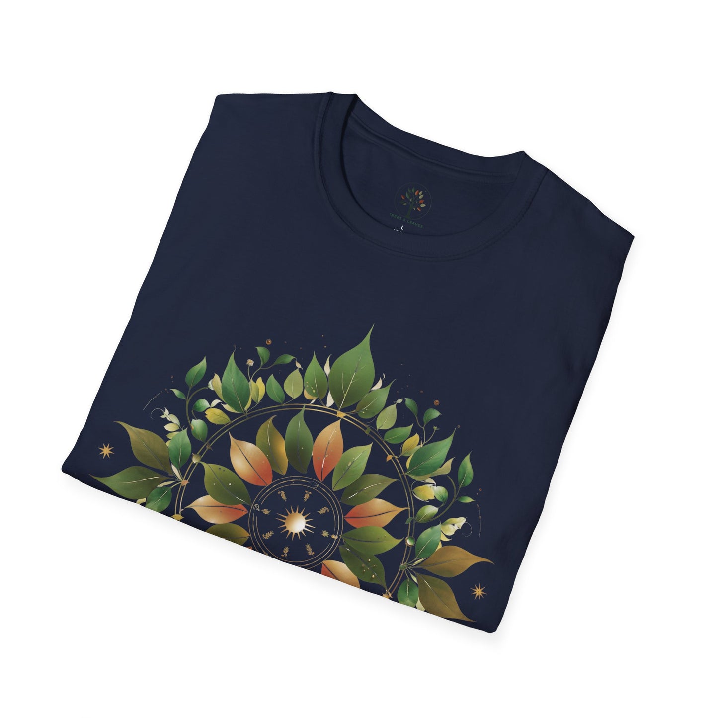 Navy | Eclipse Garden, folded view