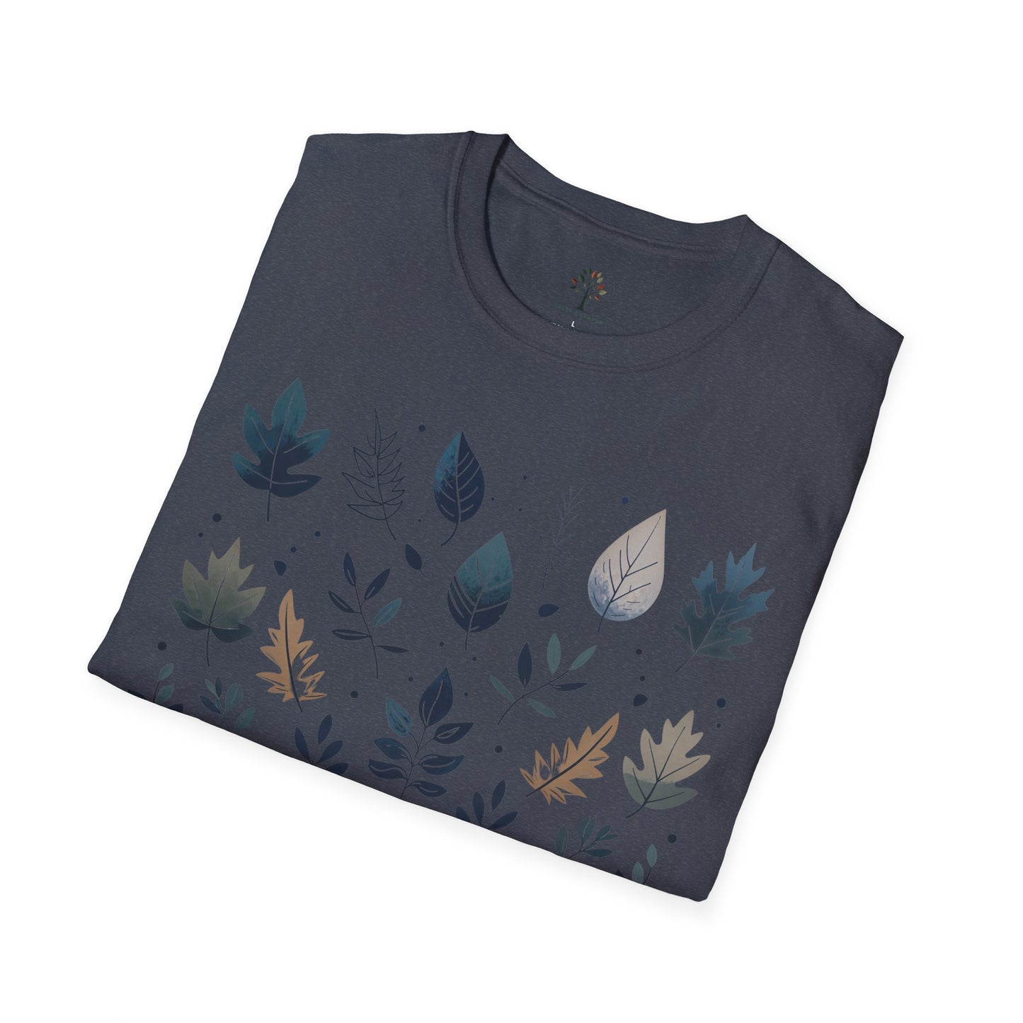 Heather Navy | Botanical Harmony, folded view
