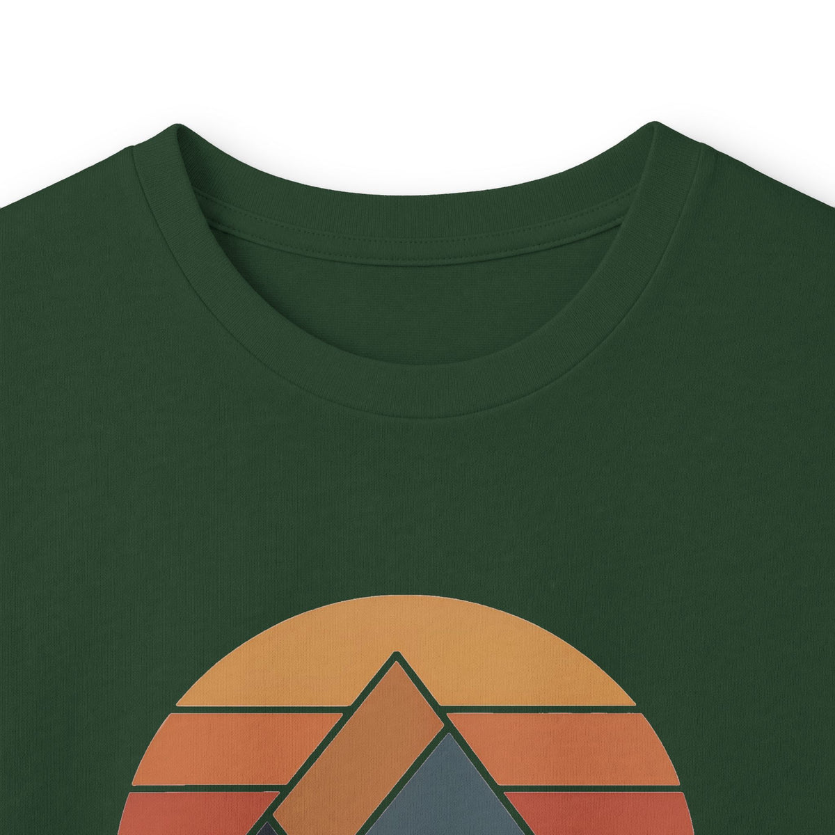 Forest Green | Rise + Roam Long Sleeve Tee, folded view