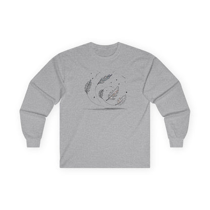 Sport Grey | Autumn Drift Long Sleeve Tee, front view