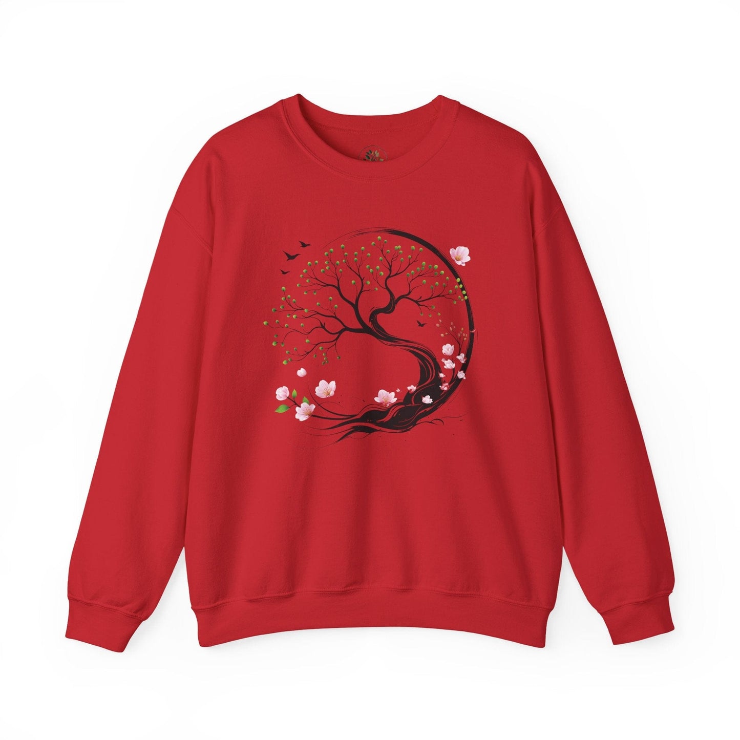 Red | Unfolding Grace Sweatshirt, front view