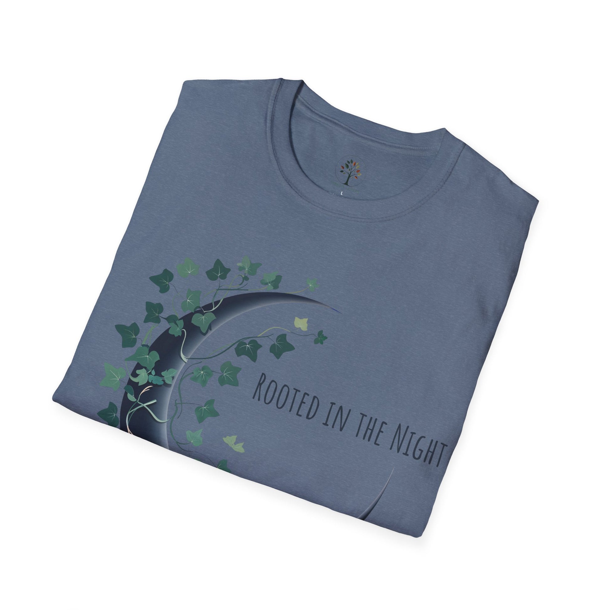 Heather Indigo | Rooted in the Night, folded view