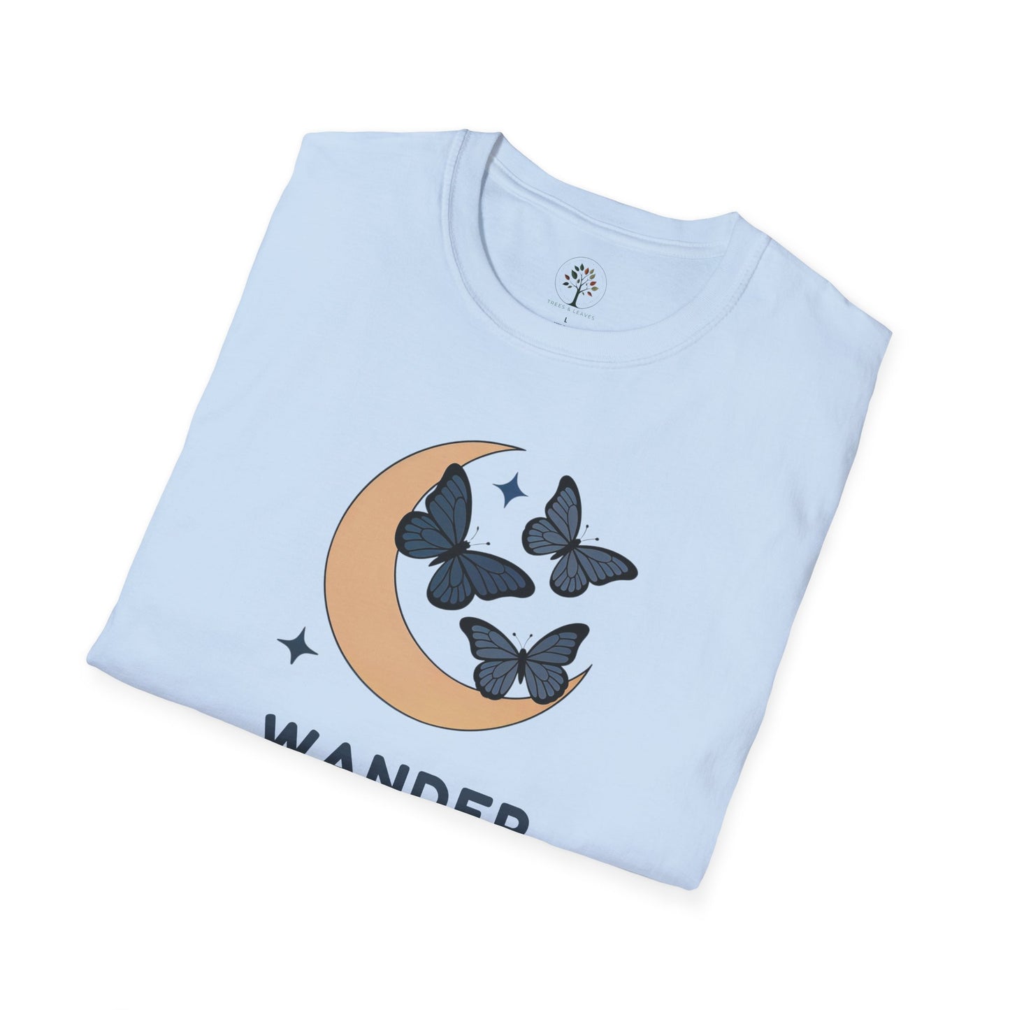 Light Blue | Wander under the Moon, folded view