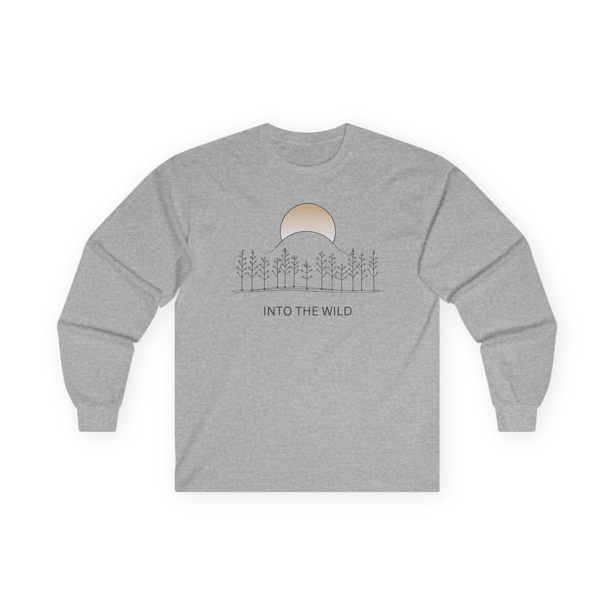 Sport Grey | Into the Wild Long Sleeve, front view