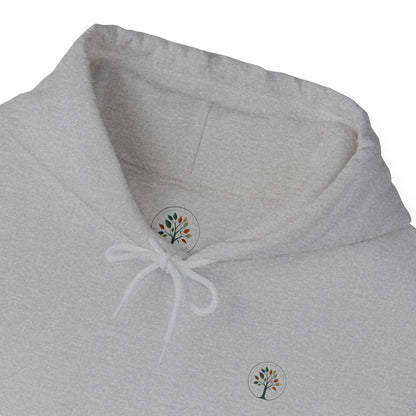 Sport Grey | Calm Drop Hoodie, collar closeup