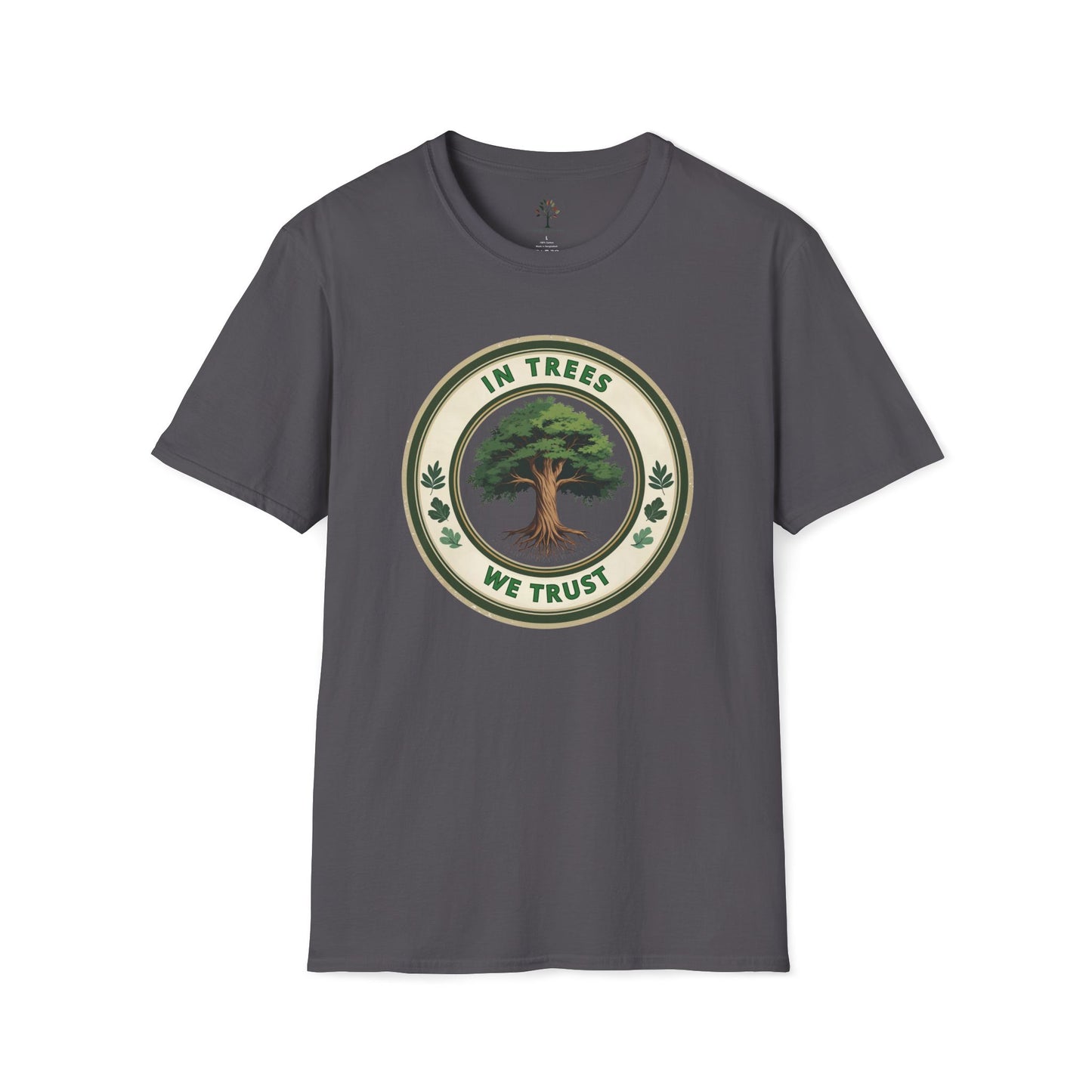 Charcoal | In Trees We Trust, front view