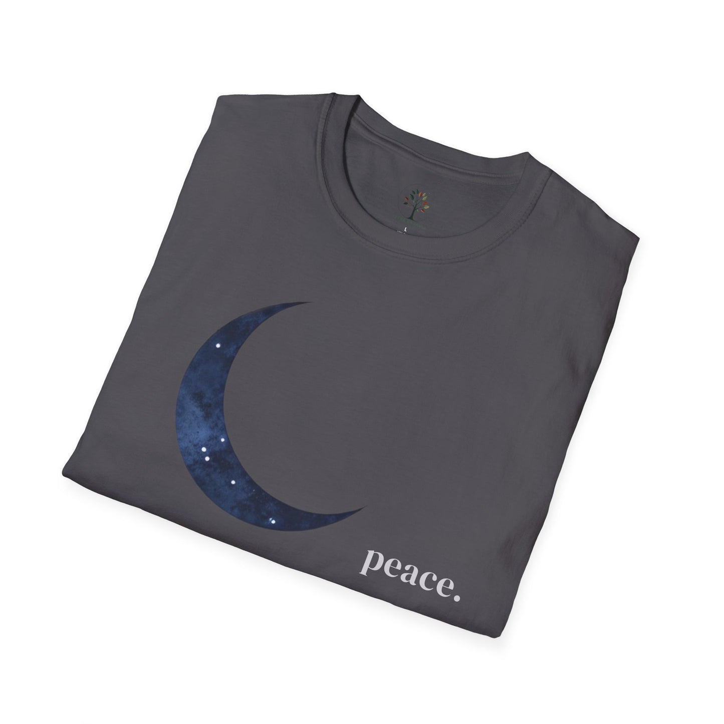 Charcoal | Moonlit Peace, folded view