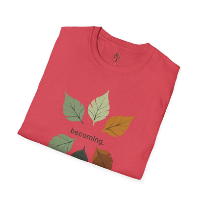 Heather Red | Becoming, folded view