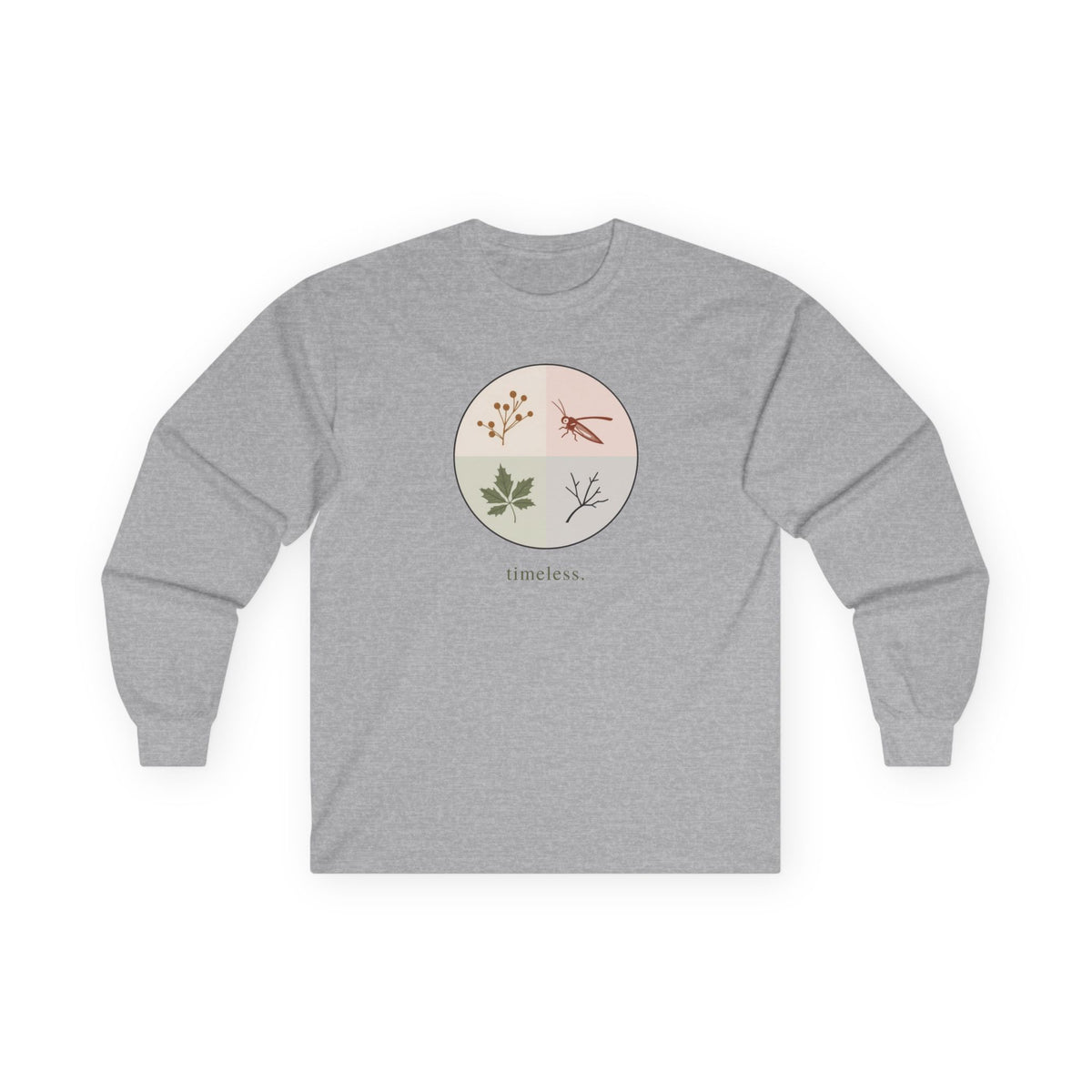 Sport Grey | Timeless Long Sleeve Tee, front view