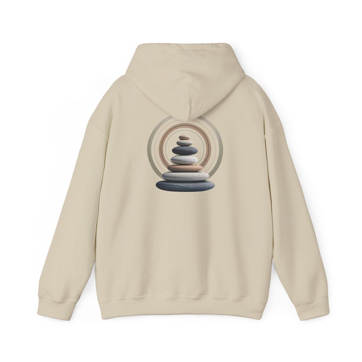 Sand | Echoes of Calm Hoodie, back design view