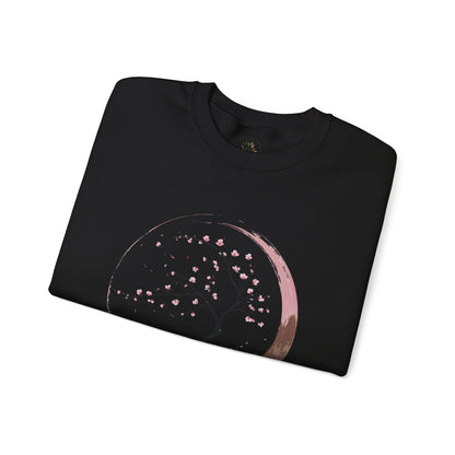 Black | Sakura Silence Sweatshirt, folded view