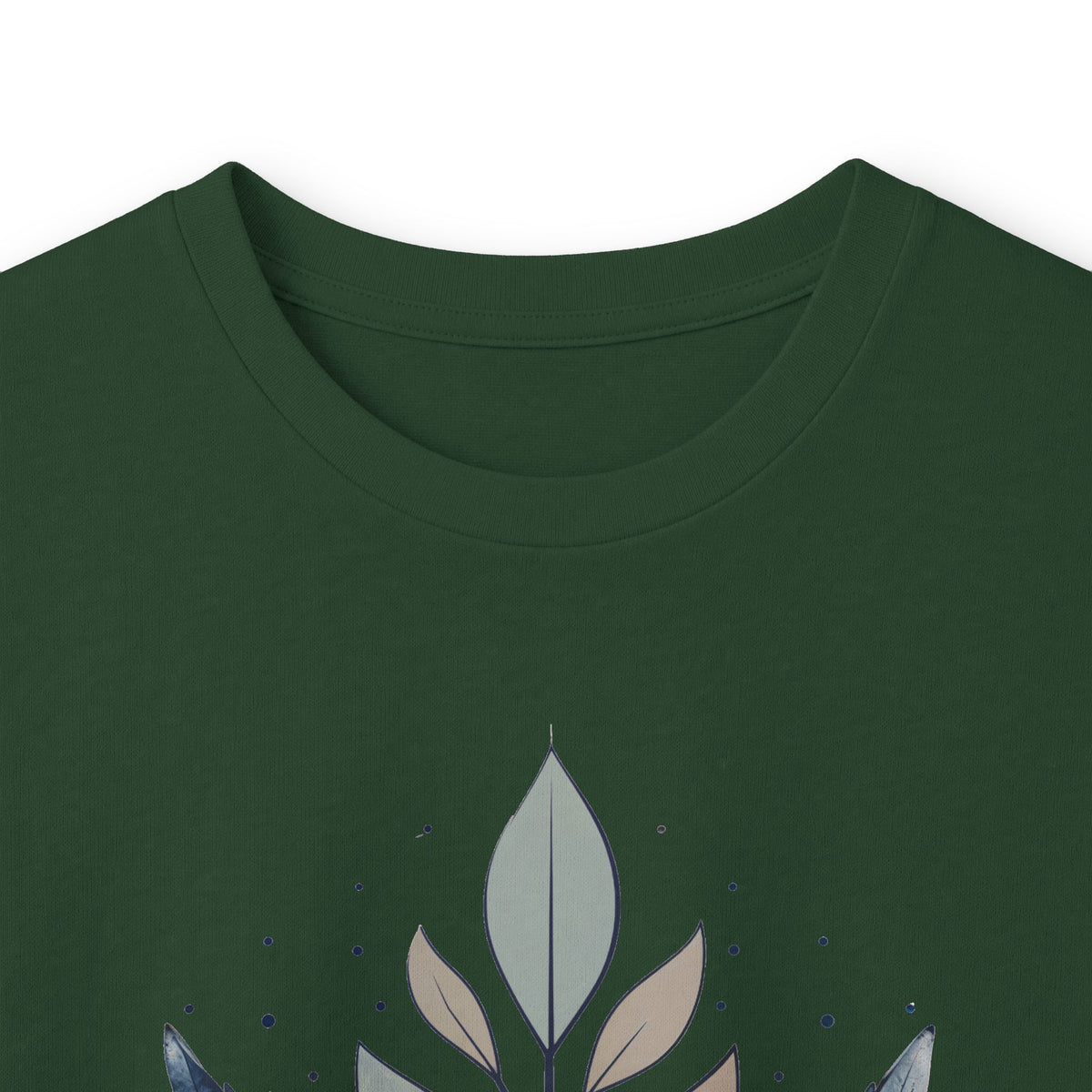 Forest Green | Flourish Long Sleeve Tee, folded view