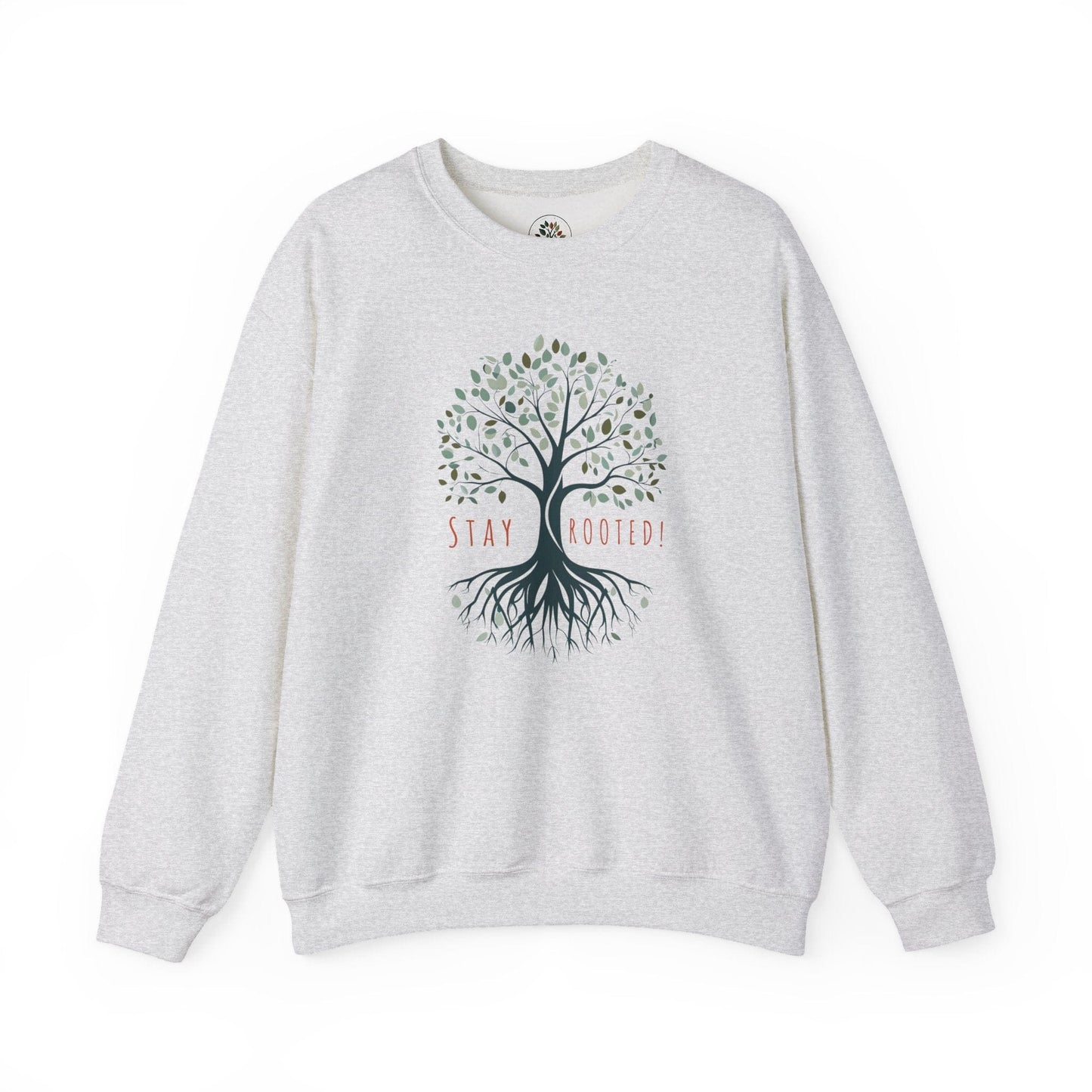 Ash | Stay Rooted! Sweatshirt, front view
