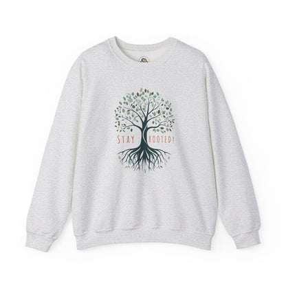 Ash | Stay Rooted! Sweatshirt, front view