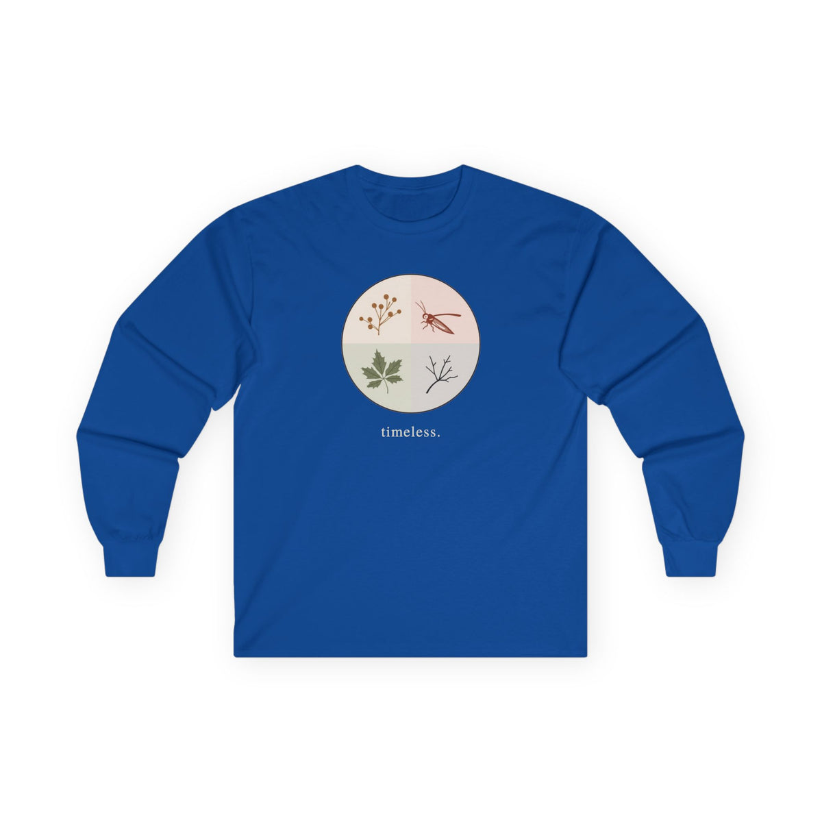 Royal | Timeless Long Sleeve Tee, front view