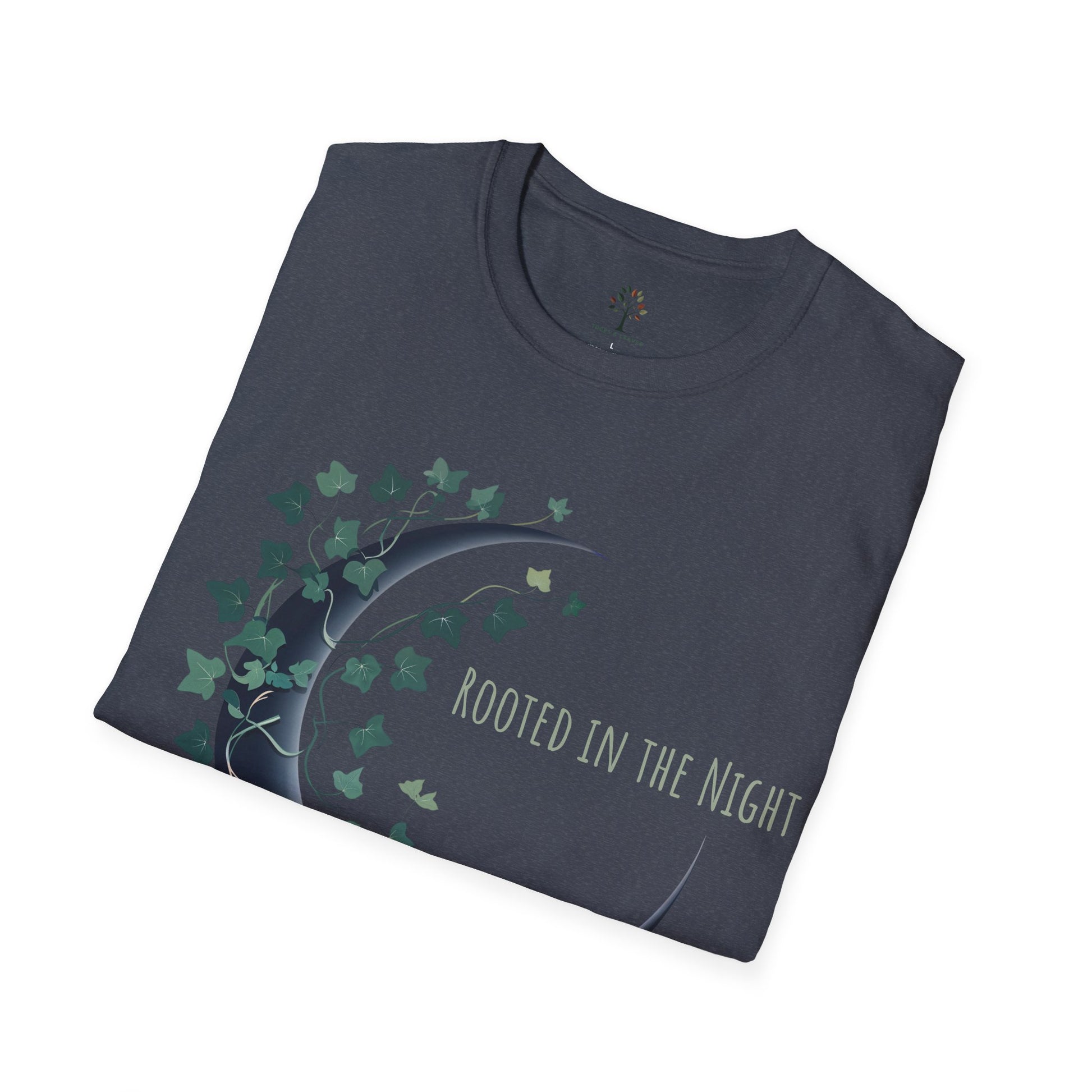 Heather Navy | Rooted in the Night, folded view