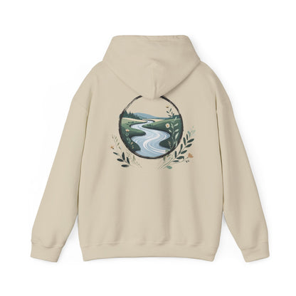 Sand | River of Grace Hoodie, back design view
