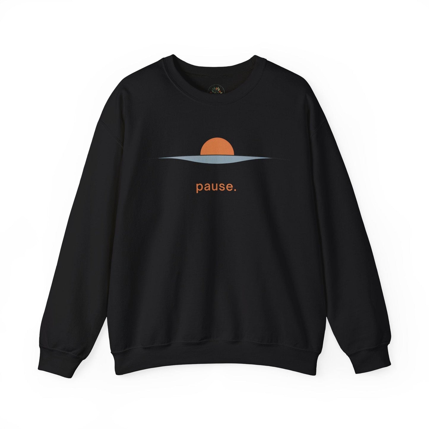 Black | Pause Sweatshirt, front view