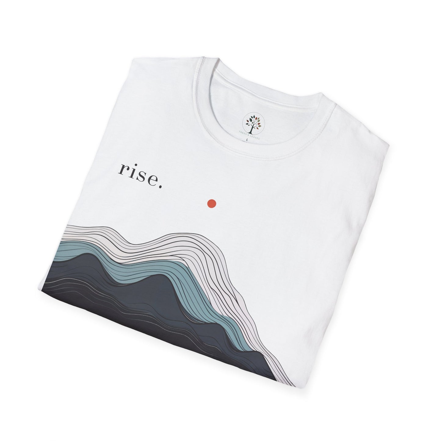 White | Rise, folded view