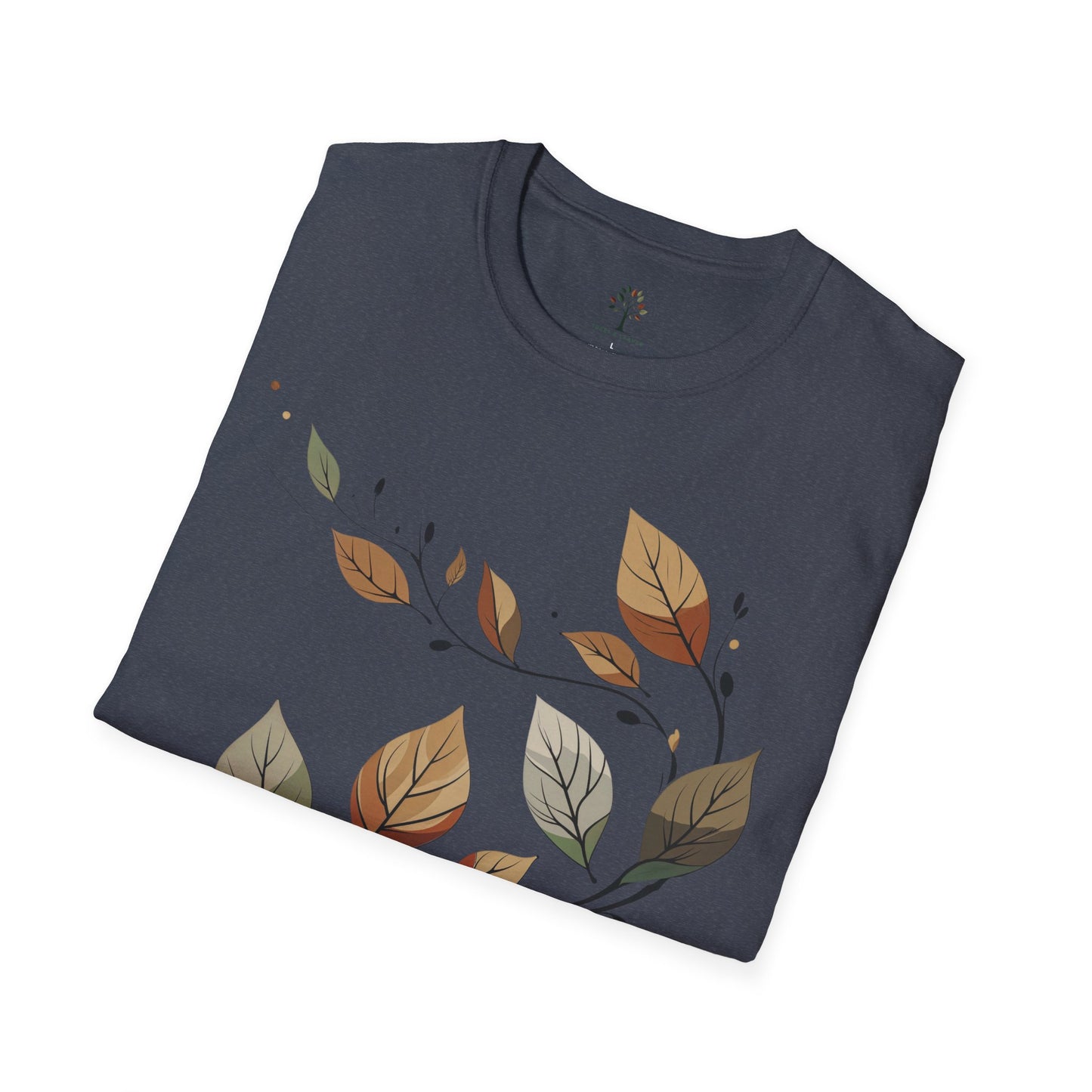 Heather Navy | In every leaf, a lesson, folded view