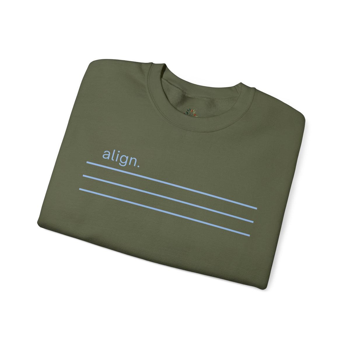 Military Green | Align Sweatshirt, folded view