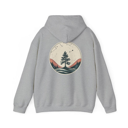 Sport Grey | Rooted in Stars Hoodie, back design view