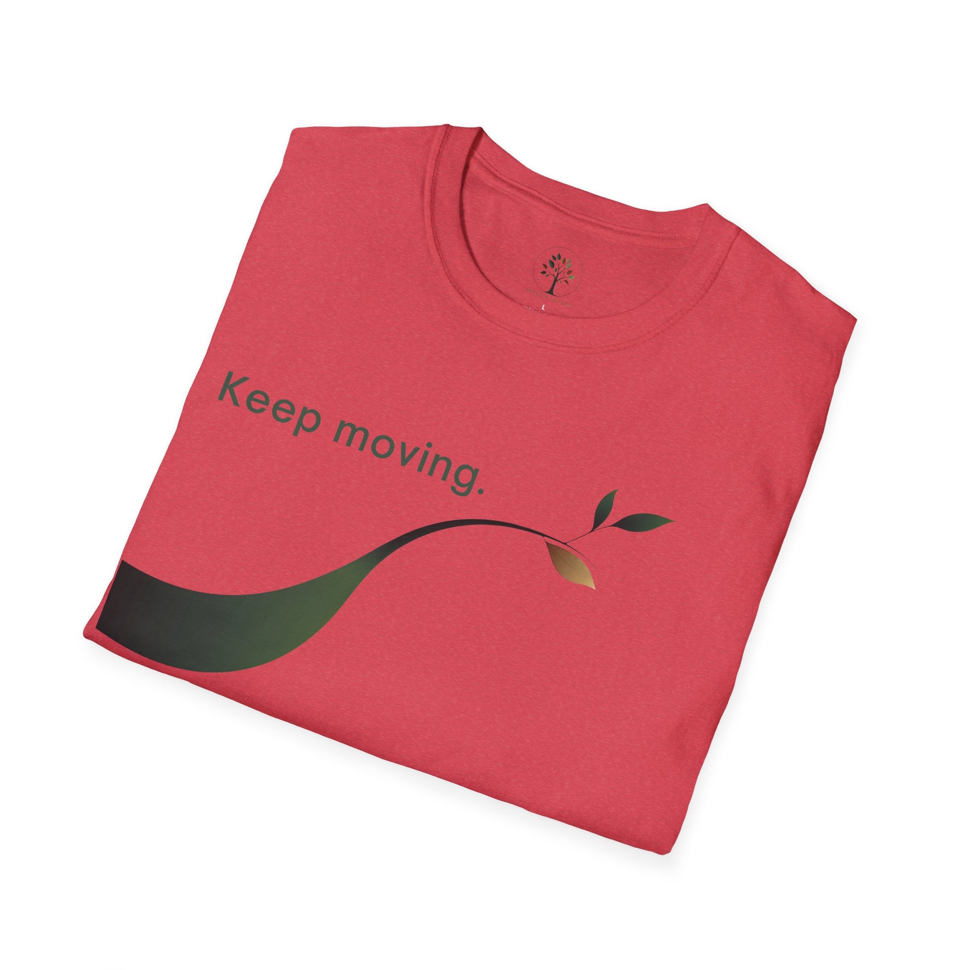 Heather Red | Keep Moving, folded view