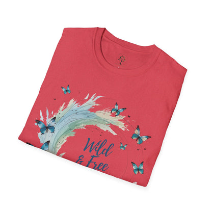 Heather Red | Wild & Free, folded view