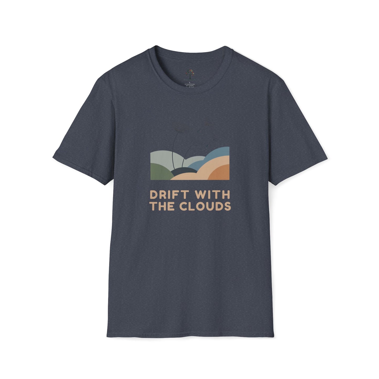 Heather Navy | Drift with the Clouds, front view