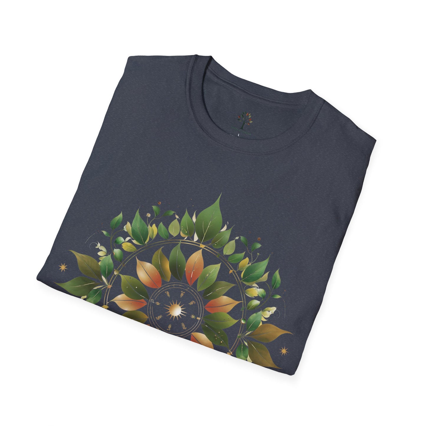Heather Navy | Eclipse Garden, folded view