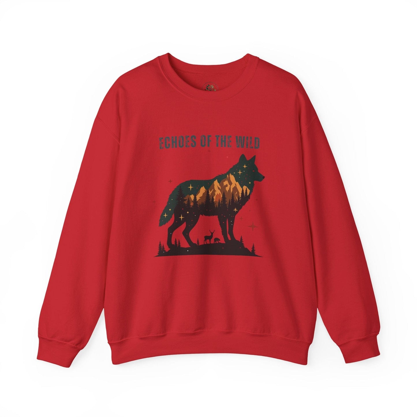 Red | Echoes of the Wild Sweatshirt, front view