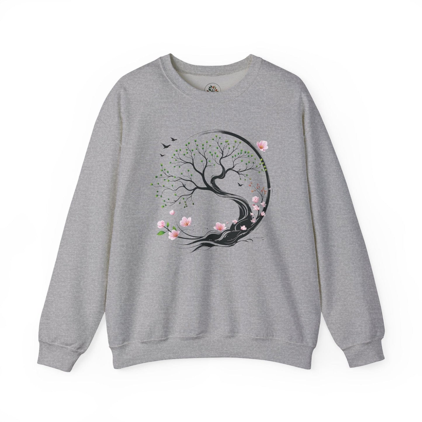 Sport Grey | Unfolding Grace Sweatshirt, front view