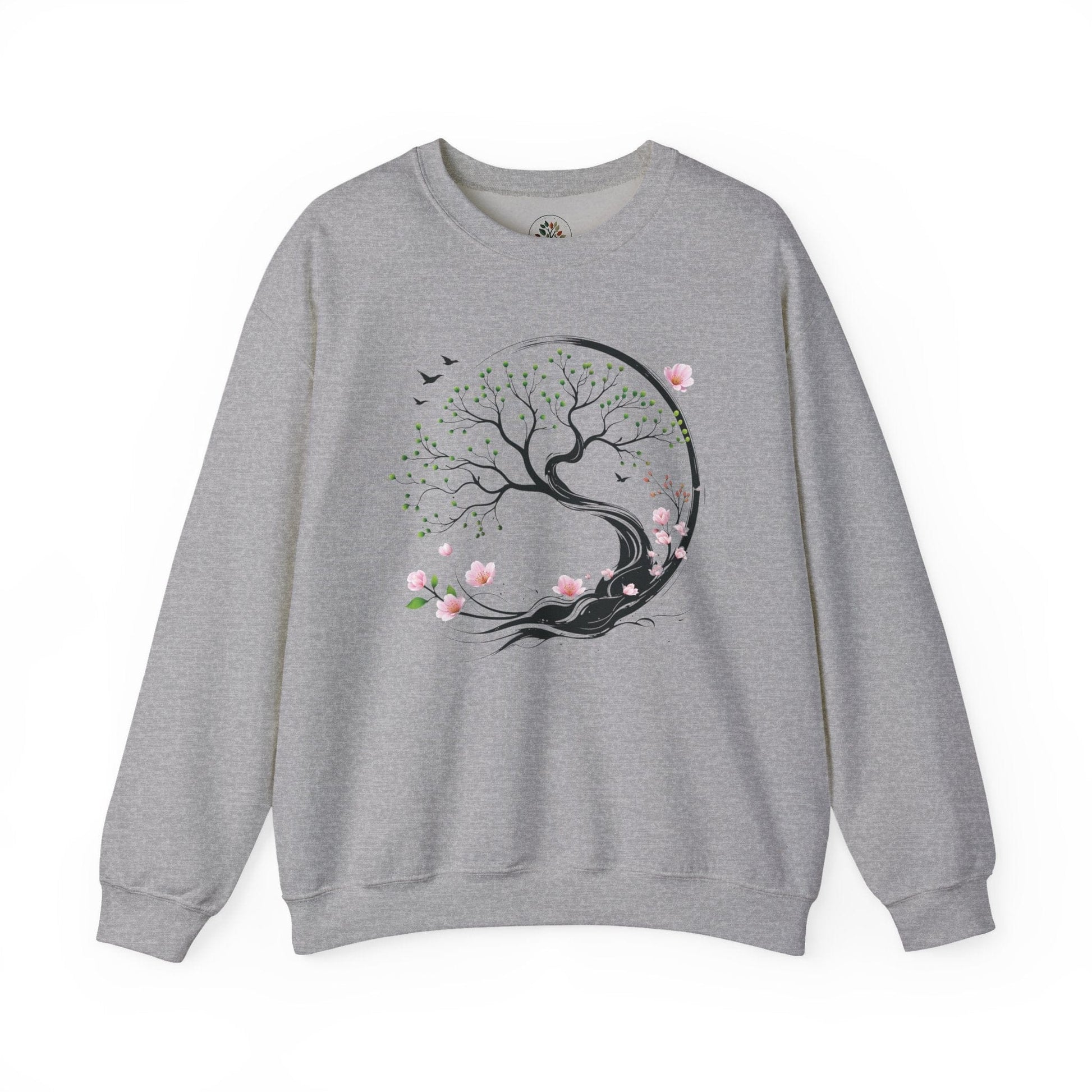Sport Grey | Unfolding Grace Sweatshirt, front view