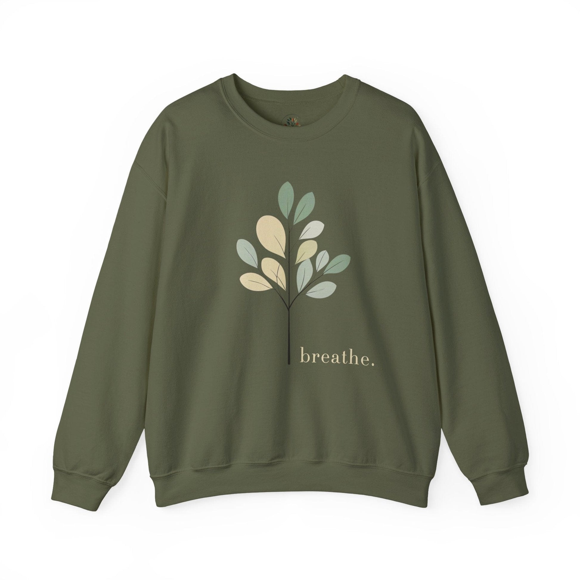 Military Green | Breathe Sweatshirt, front view