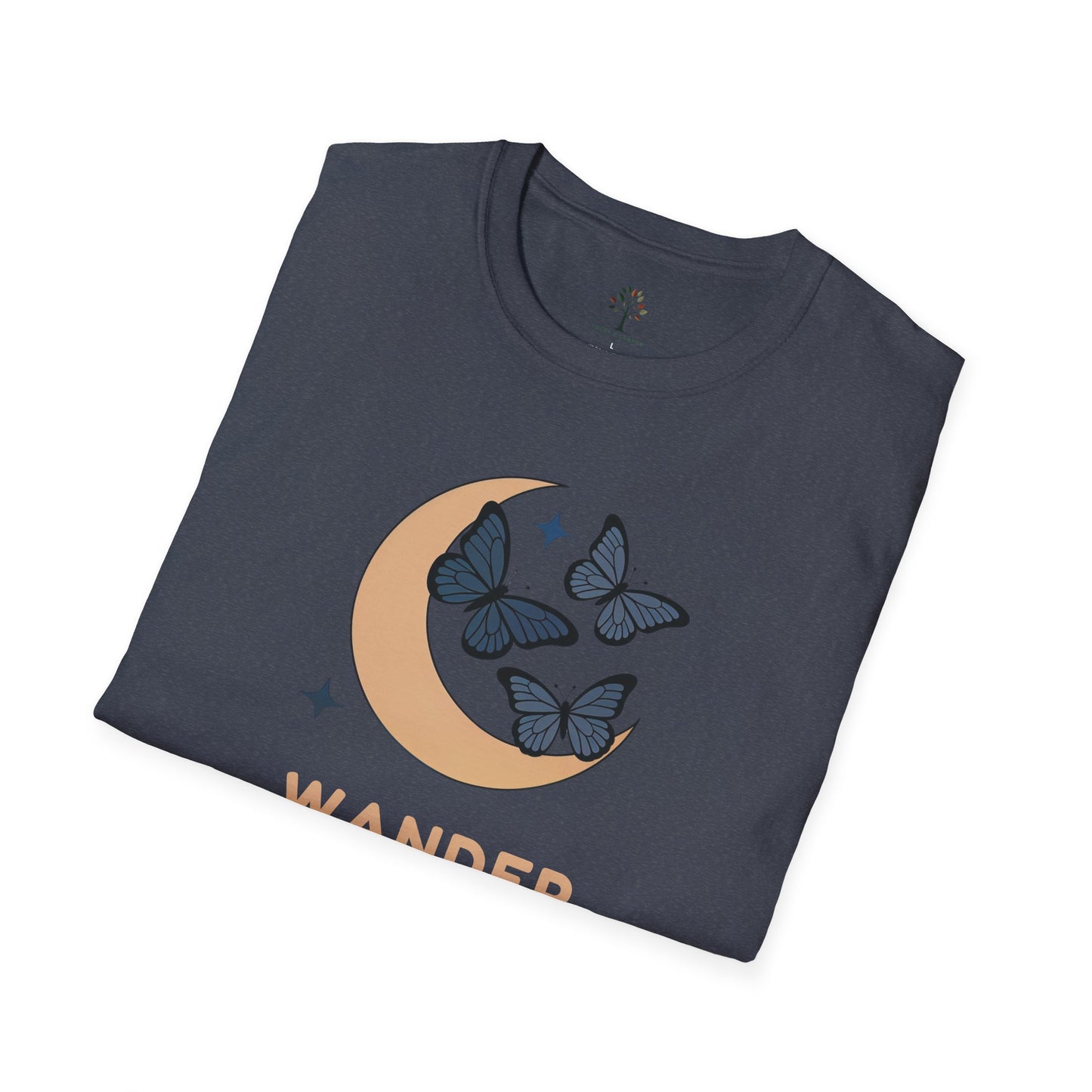 Heather Navy | Wander under the Moon, folded view