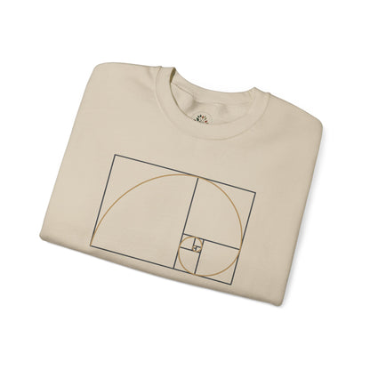 Sand | Fibonacci Sweatshirt, folded view