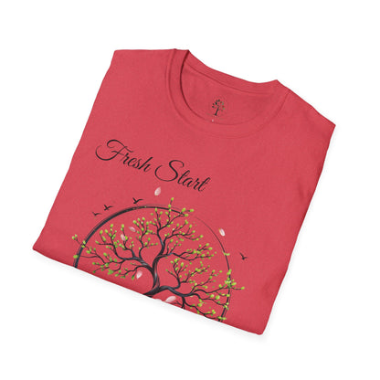 Heather Red | Fresh Start, folded view