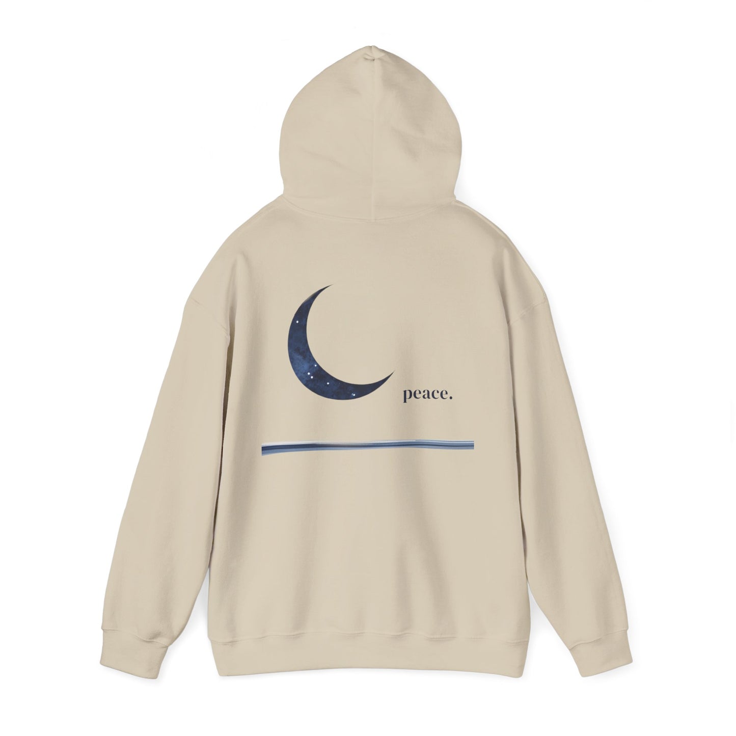 Sand | Moonlit Peace Hoodie, back view 2