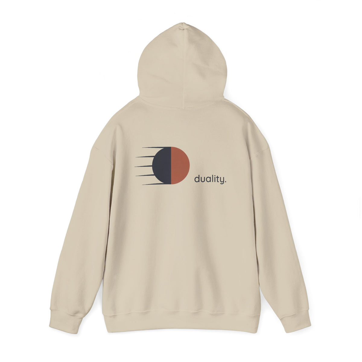 Sand | Duality Hoodie, back view 2