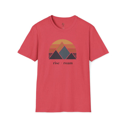 Heather Red | Rise +Roam, front view