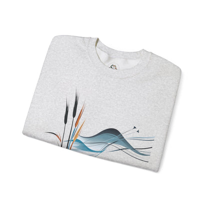 Ash | Exhale Sweatshirt, folded view