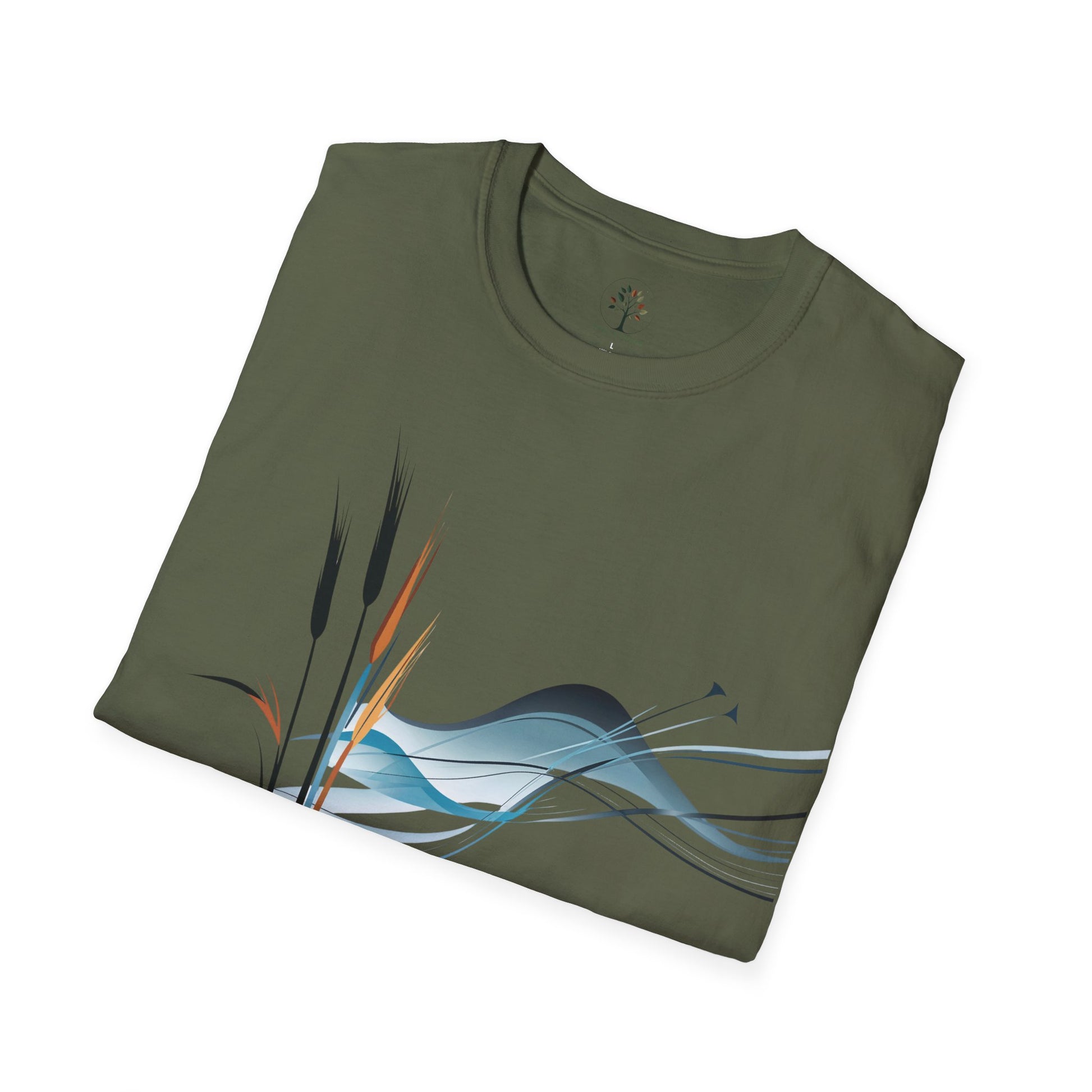 Military Green | Exhale, folded view