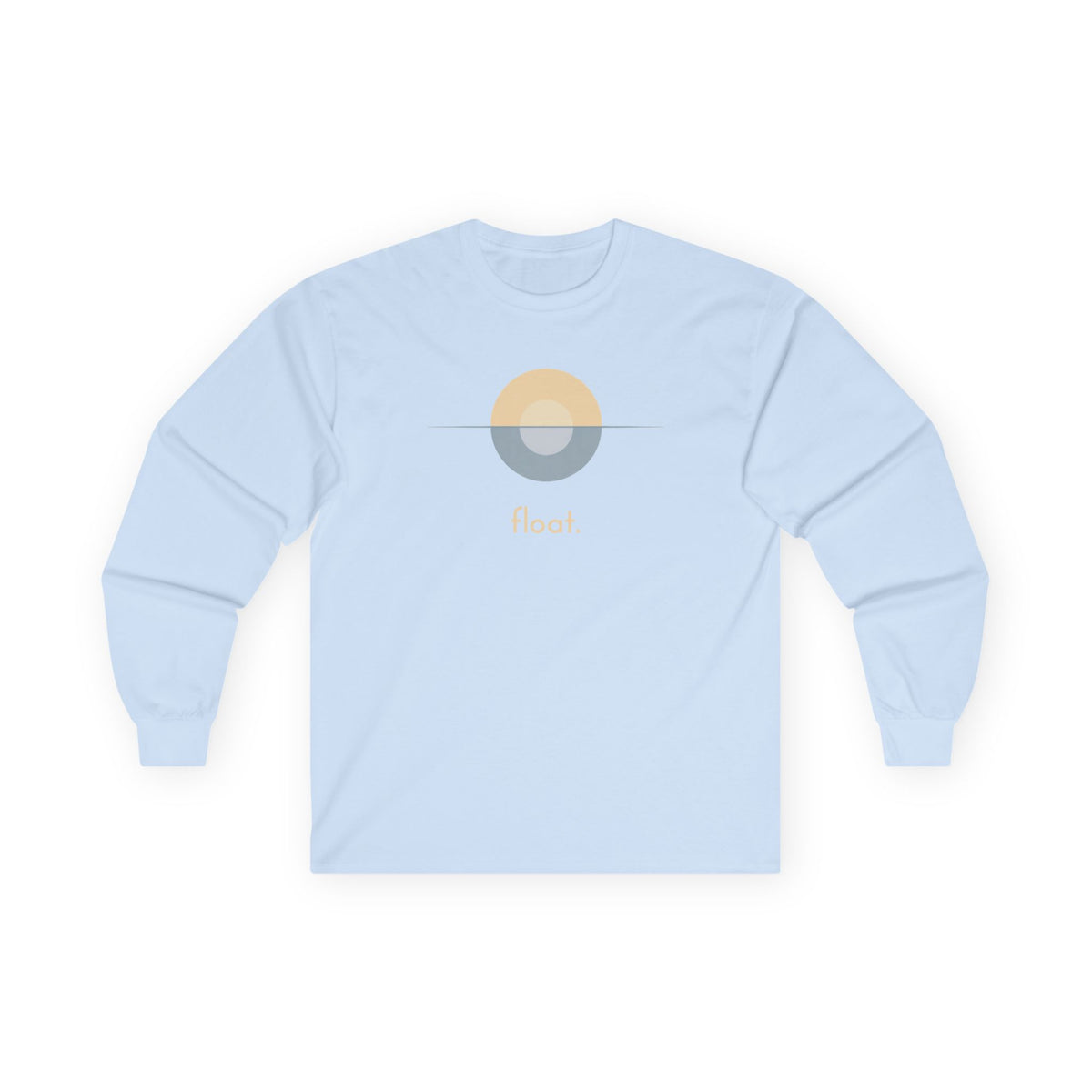 Light Blue | Float Long Sleeve Tee, front view