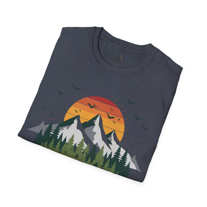 Heather Navy | Find Your Wild, folded view